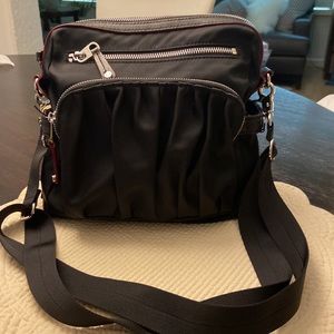 MZ Wallace Lizzy Black Bedford Moto Crossbody